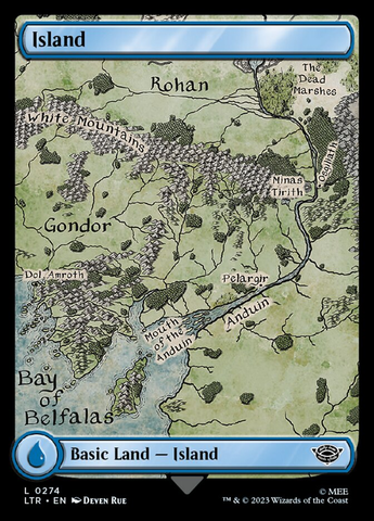 Magic the Gathering - The Lord of the Rings: Tales of Middle-earth - Island (0274)
