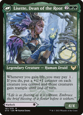 Magic: The Gathering - Strixhaven: School of Mages - Valentin, Dean of the Vein // Lisette, Dean of the Root (161)