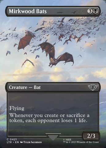 Magic the Gathering - The Lord of the Rings: Tales of Middle-earth - Mirkwood Bats (Borderless)