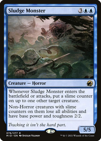 Magic the Gathering - Innistrad: Midnight Hunt - Sludge Monster