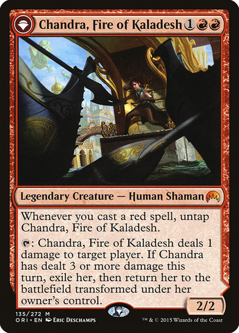 Magic the Gathering - Magic Origins - Chandra, Fire of Kaladesh // Chandra, Roaring Flame