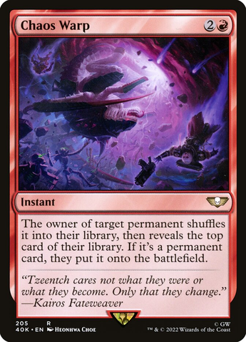 Magic the Gathering - Universes Beyond: Warhammer 40,000 - Chaos Warp