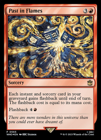 Magic the Gathering - Universe Beyond: Doctor Who - Past in Flames (Launch Foil)