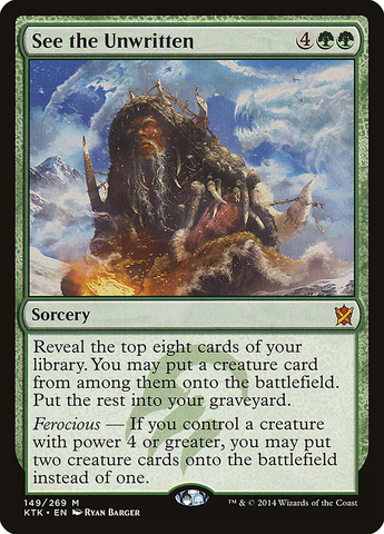Magic the Gathering - Khans of Tarkir - See the Unwritten