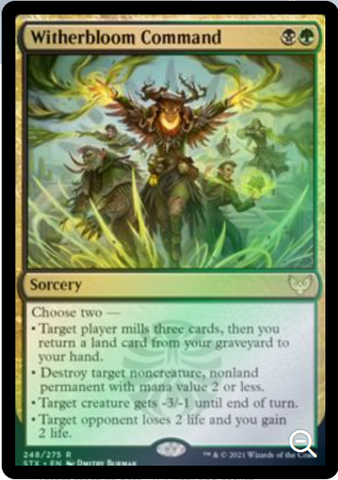 Magic: The Gathering - Strixhaven: School of Mages - Witherbloom Command (248) Foil