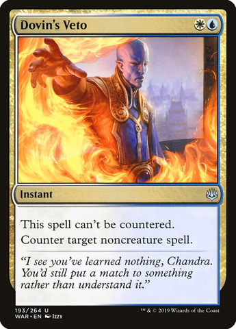 Magic the Gathering - War of the Spark - Dovin's Veto