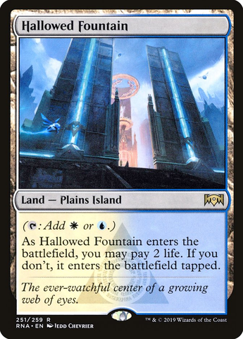 Magic the Gathering - Ravnica Allegiance - Hallowed Fountain