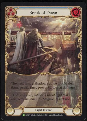 Flesh and blood TCG - Flesh and Blood - Break of Dawn (Blue)