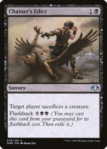 Magic the Gathering - Dominaria Remastered - Chainer's Edict