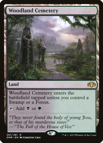 Magic: The Gathering - Dominaria Remastered - Woodland Cemetery (261)