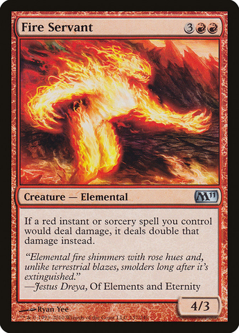 Magic: The Gathering - Magic 2011 - Fire Servant (137)