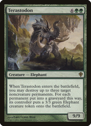 Magic: The Gathering - Worldwake - Terastodon (115)