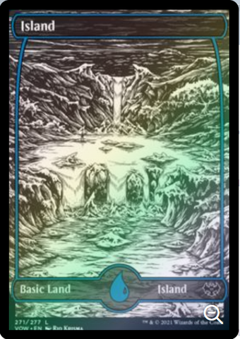 Magic the Gathering - Innistrad: Crimson Vow - Island (271) - FOIL
