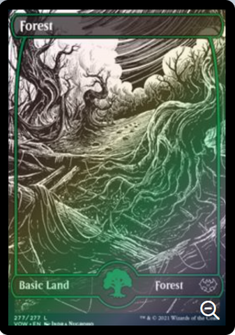 Magic the Gathering - Innistrad: Crimson Vow - Forest (277) - FOIL