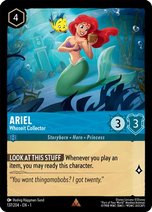 Disney Lorcana - The First Chapter - Ariel - Whoseit Collector