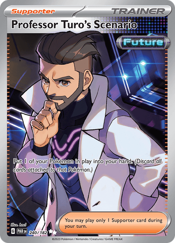 Pokemon TCG - Scarlet & Violet: Paradox Rift - Professor Turo's Scenario - 240/182 - Full Art Secret Rare