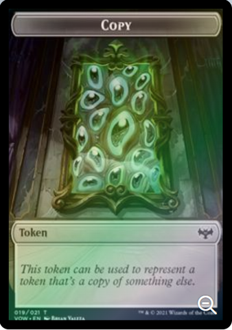 Magic the Gathering - Innistrad: Crimson Vow - Spirit Token // Copy Token - FOIL