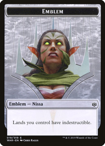 Magic the Gathering - War of the Spark - Emblem (Nissa)