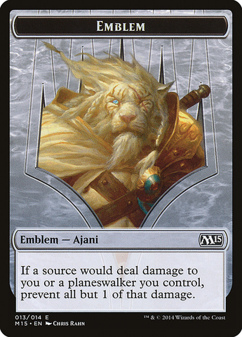 Magic the Gathering - 2015 Core Set - Emblem (Ajani Steadfast)