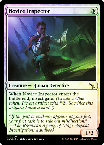 Magic the Gathering - Murders at Karlov Manor - Novice Inspector - FOIL