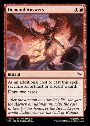 Magic the Gathering - Murders at Karlov Manor - Demand Answers