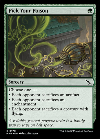 Magic the Gathering - Murders at Karlov Manor - Pick Your Poison