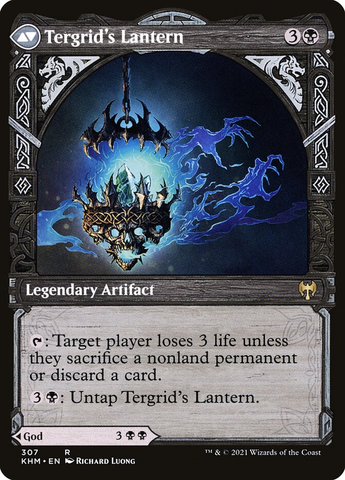 Magic: The Gathering - Kaldheim - Tergrid, God of Fright // Tergrid's Lantern (307)