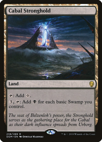 Magic the Gathering - Dominaria - Cabal Stronghold