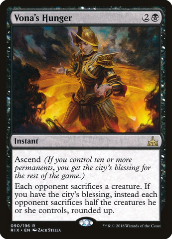 Magic the Gathering - Rivals of Ixalan - Vona's Hunger