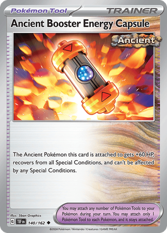 Pokemon TCG - Scarlet & Violet: Temporal Forces - Ancient Booster Energy Capsule - 140/162