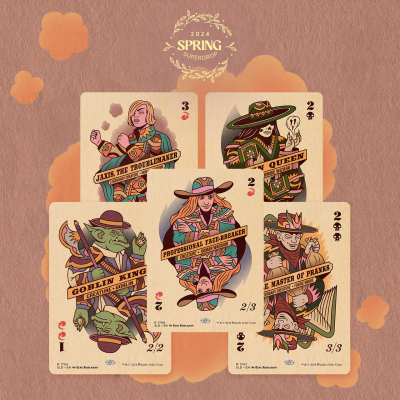 Magic the Gathering - Secret Lair - Spring Superdrop 2024 - Poker Faces