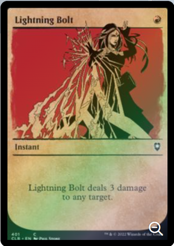 Magic: The Gathering - Commander Legends: Battle for Baldur's Gate - Lightning Bolt (401) Foil