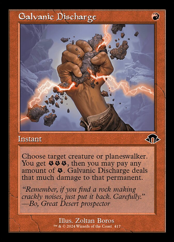 Magic the Gathering - Modern Horizons 3 - Galvanic Discharge (Code 417)