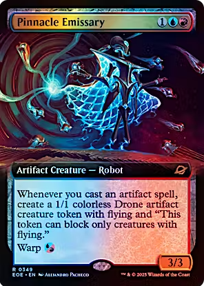 Magic the Gathering - Edge of Eternities - Pinnacle Emissary (Extended Art) FOIL