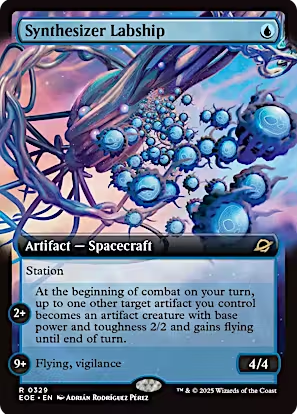 Magic the Gathering - Edge of Eternities - Synthesizer Labship (Extended Art)