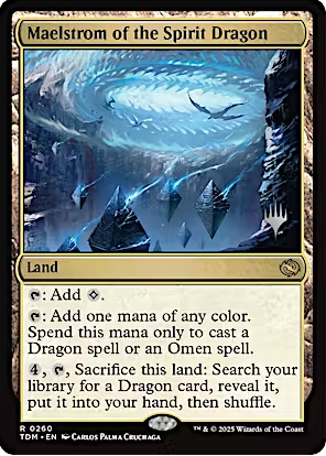 Magic the Gathering - Tarkir: Dragonstorm - Maelstrom of the Spirit Dragon (Promo pack)