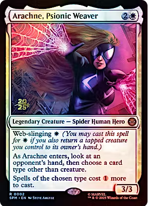 Magic the Gathering - Marvel's Spider-Man - Arachne, Psionic Weaver (Prerelease FOIL)