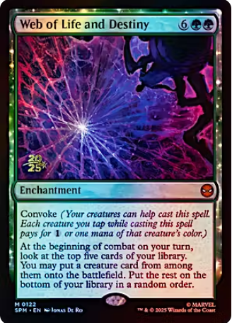 Magic the Gathering - Marvel's Spider-Man - Web of Life and Destiny (Prerelease FOIL)