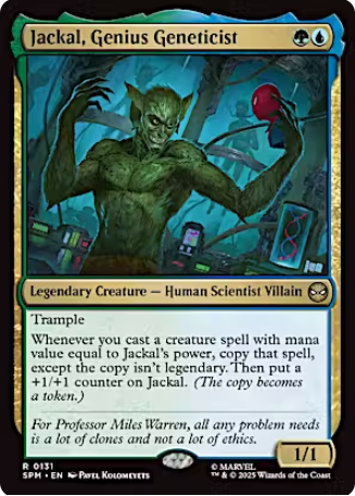 Magic the Gathering - Marvel's Spider-Man - Jackal, Genius Geneticist