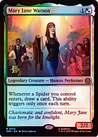 Magic the Gathering - Marvel's Spider-Man - Mary Jane Watson (Prerelease FOIL)