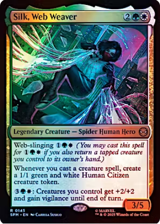 Magic the Gathering - Marvel's Spider-Man - Silk, Web Weaver FOIL