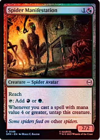 Magic the Gathering - Marvel's Spider-Man - Spider Manifestation FOIL