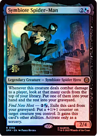 Magic the Gathering - Marvel's Spider-Man - Symbiote Spider-Man (Prerelease FOIL)