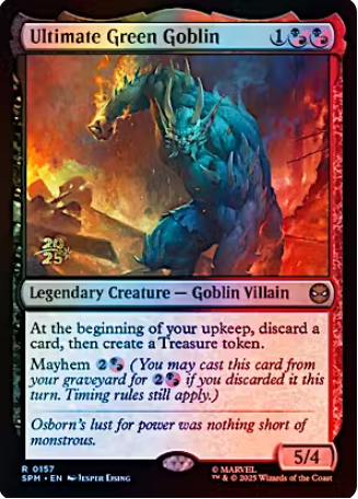 Magic the Gathering - Marvel's Spider-Man - Ultimate Green Goblin (Prerelease Foil)