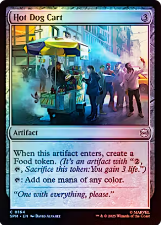 Magic the Gathering - Marvel's Spider-Man - Hot Dog Cart FOIL
