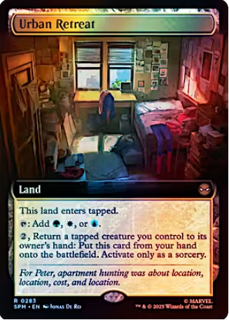 Magic the Gathering - Marvel's Spider-Man - Urban Retreat (Extended Art) FOIL