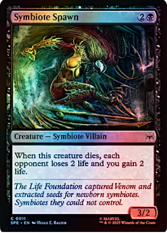 Magic the Gathering - Marvel's Spider-Man Eternal - Symbiote Spawn FOIL