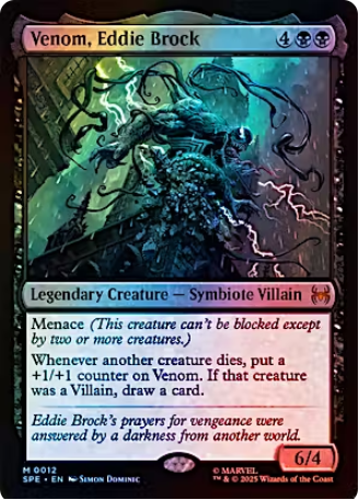 Magic the Gathering - Marvel's Spider-Man Eternal - Venom, Eddie Brock FOIL