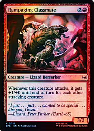 Magic the Gathering - Marvel's Spider-Man Eternal - Rampaging Classmate FOIL