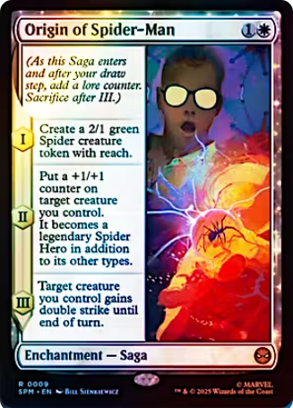 Magic the Gathering - Marvel's Spider-Man - Origin of Spider-Man FOIL